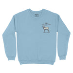 Denver Goat Crewneck Light Blue front
