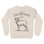 Denver Crewneck in Natural - back view