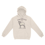 Denver Hoodie in Natural - front view