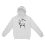 Denver Goat Hoodie White front