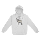 Denver Goat Hoodie White front