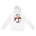 Denver Hoodie in White - front view