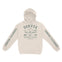 Denver Hoodie in Natural - front-sleeves view