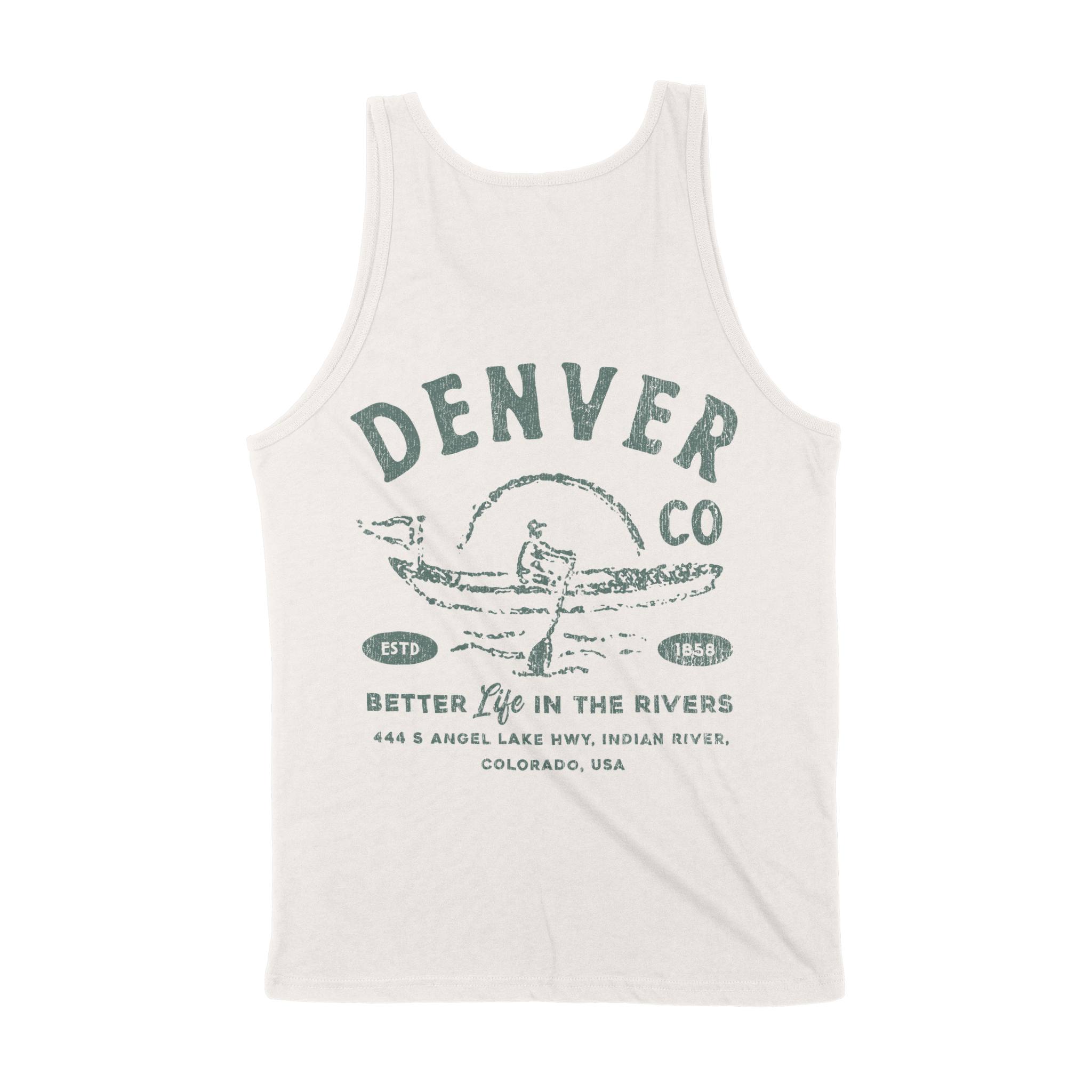 Denver Lake Tank Top in Vintage - back view