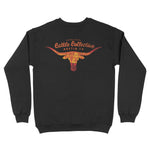 Austin Crewneck in Black - back view