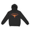 Austin Hoodie in Black - front view