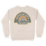 Denver Summit Crewneck in Natural - back view
