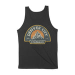 Denver Tank Top in Black - back view