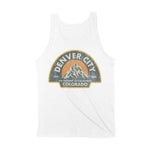 Denver Tank Top in White - back view