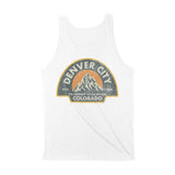 Denver Tank Top in White - back view