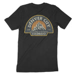 Denver Summit T-Shirt in Black - back view