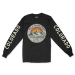 Denver Longsleeve in Black - front-sleeves view