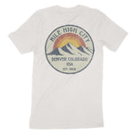 Denver Peaks T-Shirt Vintage White back