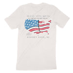 Asbury Park Western Map T-Shirt in Vintage - back view