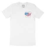 Asbury Park Western Map T-Shirt in White - front view