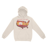 Austin Hoodie in Natural - front view