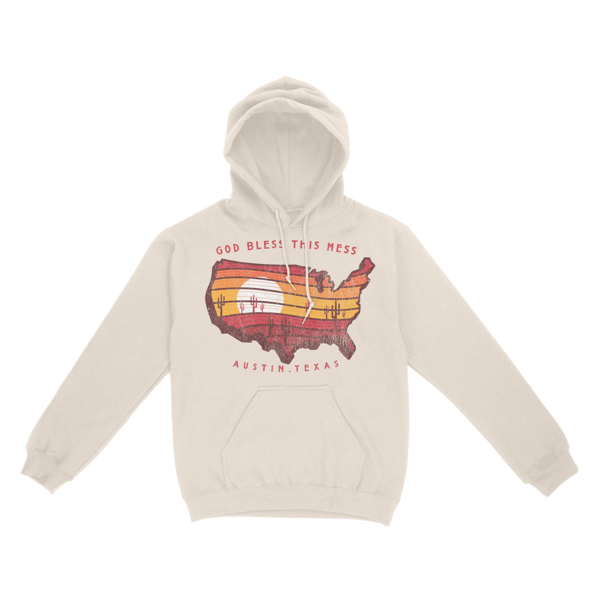 Austin Hoodie in Natural - front view