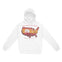 Austin Hoodie in White - front view