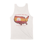 Austin Western Map Tank Top in Vintage - back view