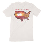 Austin Western Map T-Shirt in Vintage - back view