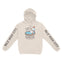 Denver Hoodie in Natural - front-sleeves view