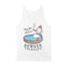 Denver Tank Top in White - back view