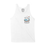 Denver Tank Top in White - front view