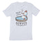 Denver Snowman T-Shirt in Light Blue - back view