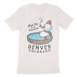 Denver Snowman T-Shirt in Vintage - back view