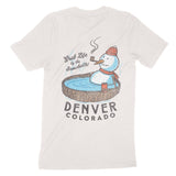 Denver Snowman T-Shirt in Vintage - back view