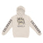 Denver Hoodie in Natural - front-sleeves view