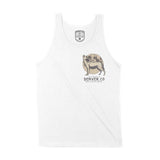 Denver Tank Top in White - front view