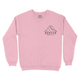 Denver Mountain Man Crewneck Light Pink front