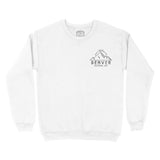 Denver Crewneck in White - front view