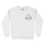 Denver Mountain Man Crewneck White front