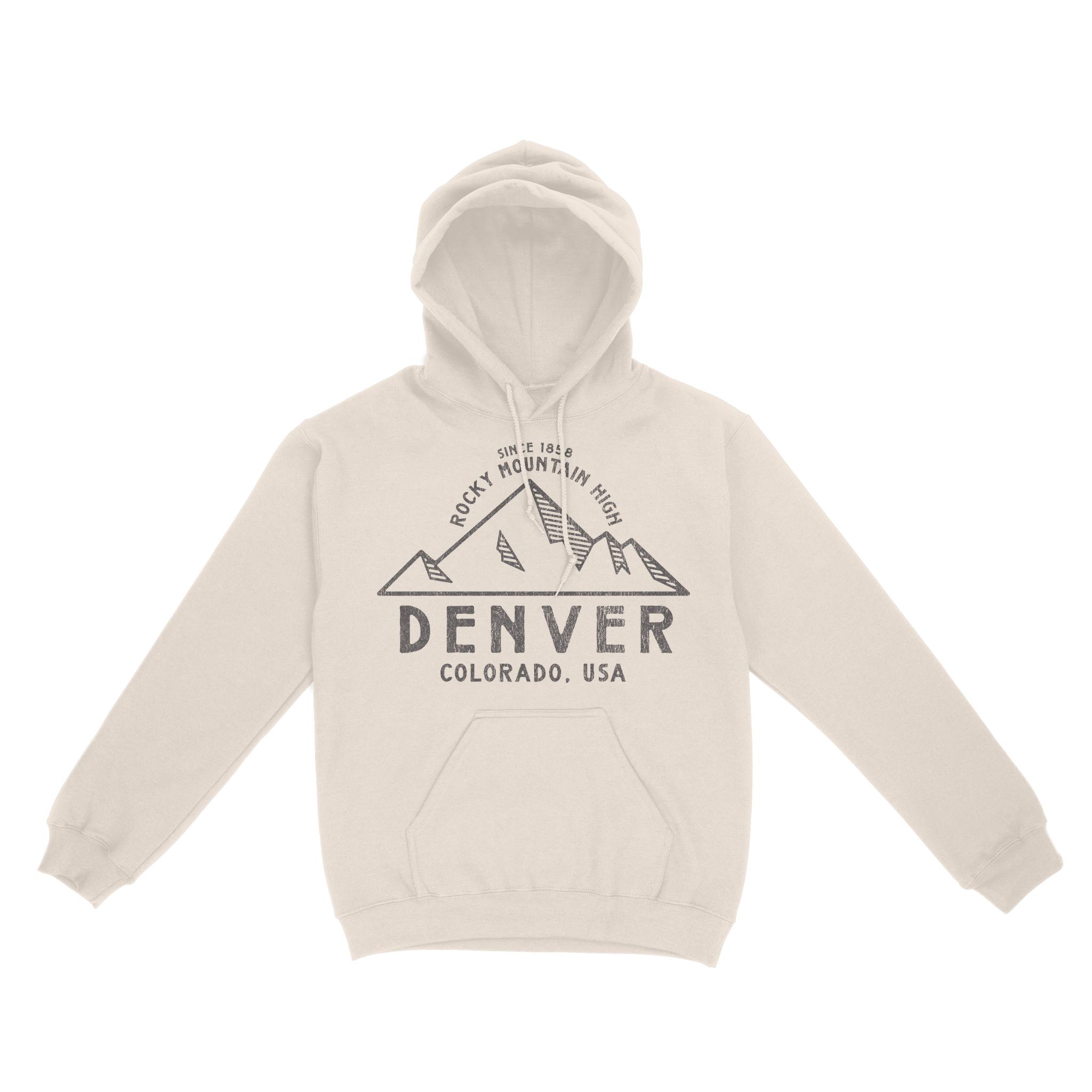 Denver Hoodie in Natural - front view
