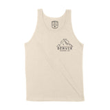 Denver Mountain Man Tank Top Natural front