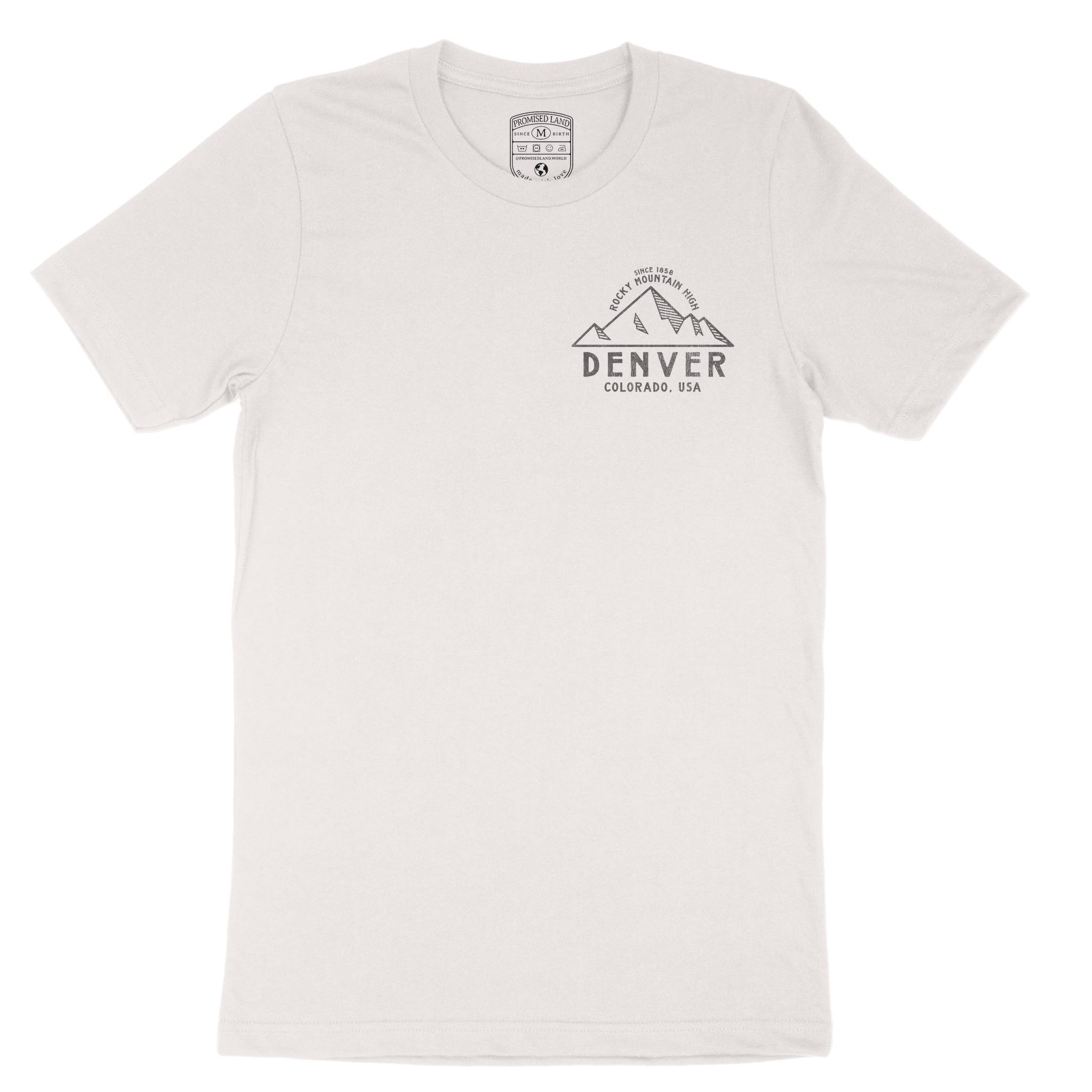 Denver Mountain Man T-Shirt in Vintage - front view