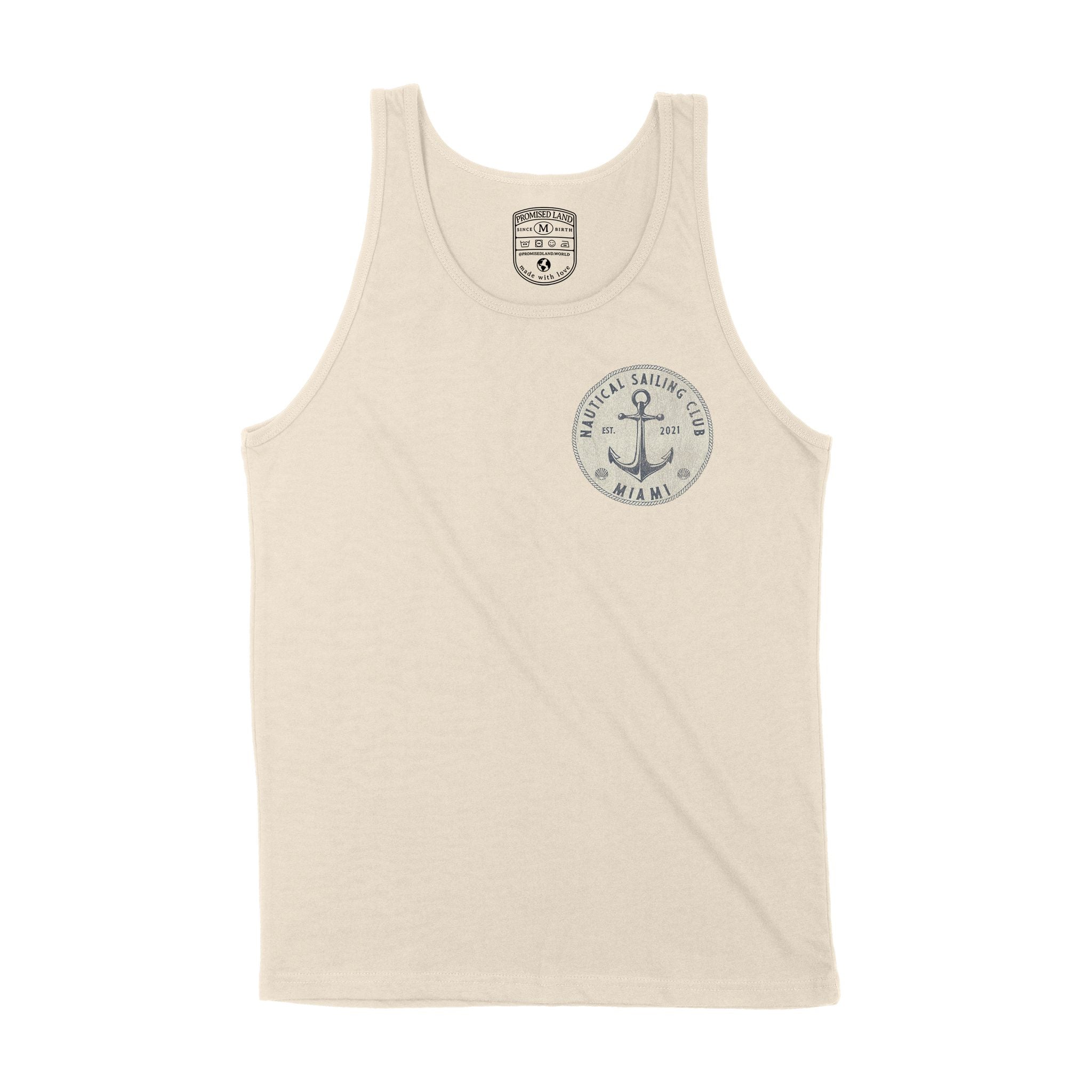 Miami Anchor Daddy Tank Top Natural front