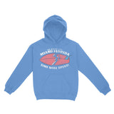 Miami Hoodie in Carolina Blue - front view