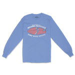 Miami Surfboard 3 Longsleeve in Carolina Blue - front view