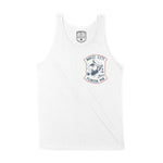 Miami Tank Top in White - front view