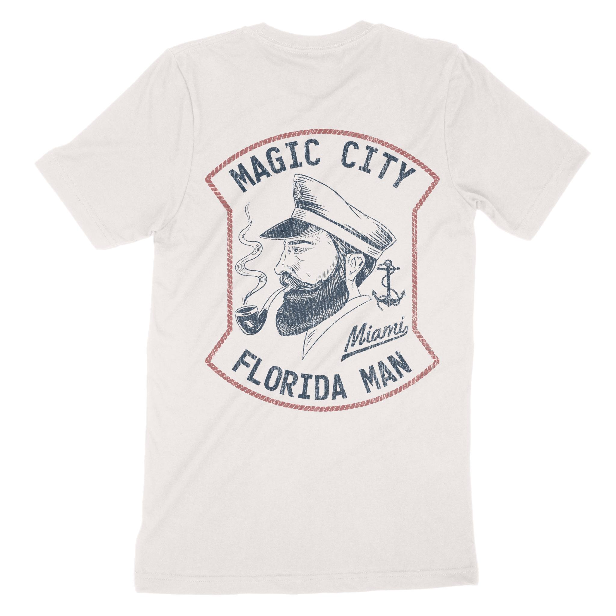 Miami Hey Sailor T-Shirt in Vintage - back view