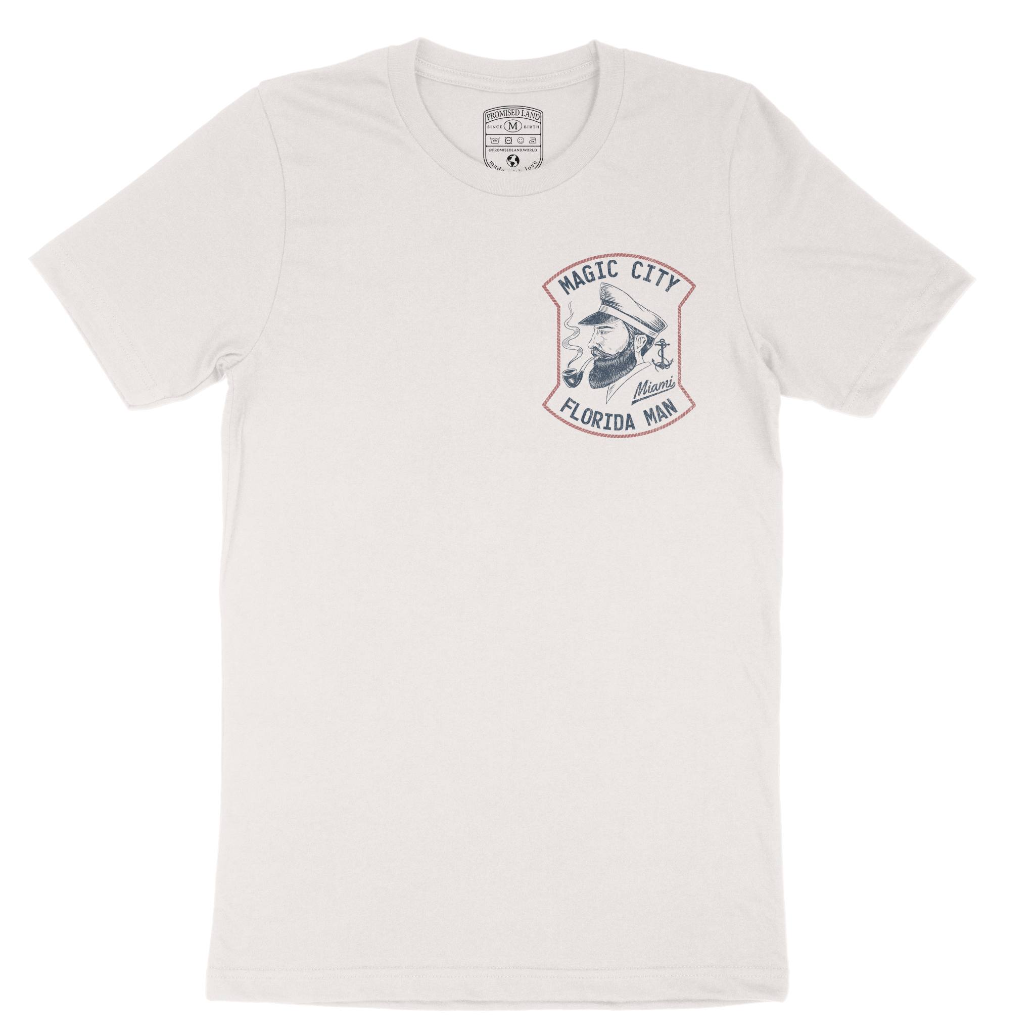 Miami Hey Sailor T-Shirt in Vintage - front view