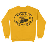 Miami Surf Classic Crewneck Gold back