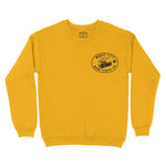 Miami Surf Classic Crewneck Gold front