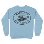 Miami Surf Classic Crewneck Light Blue back