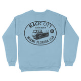 Miami Surf Classic Crewneck Light Blue back