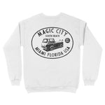 Miami Surf Classic Crewneck White back