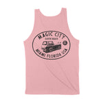 Miami Surf Classic Tank Top Pink back